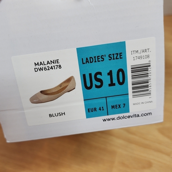 DV Dolce Vita Malanie Blush Pink Ballet Flats. Women's size 10. New with box. - Picture 3 of 15